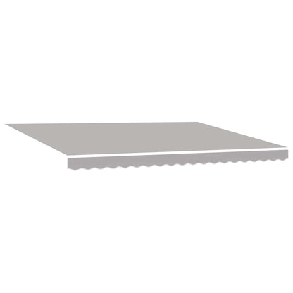 Toldo Retráctil Gris Claro 450 X 300 Cm Poliéster_4