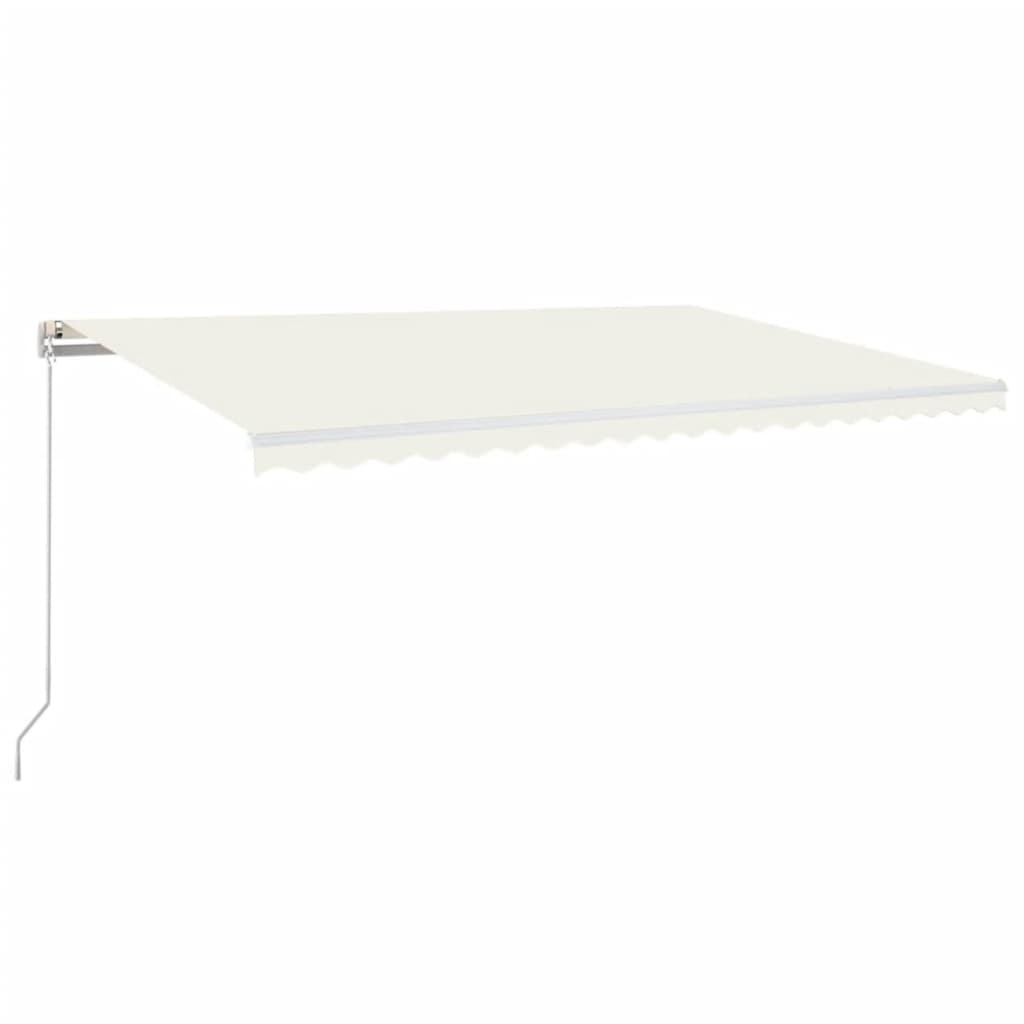 Toldo Retráctil Manual Color Crema 500x300 Cm_0