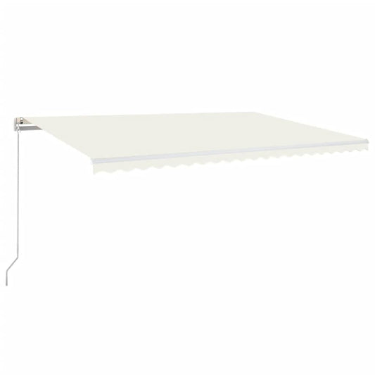 Toldo Retráctil Manual Color Crema 500x300 Cm_0
