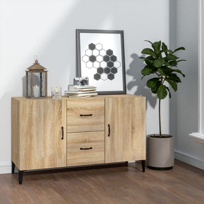 Aparador De Madera De Ingeniería Roble Sonoma 100x36x60 Cm / Vetonek_0