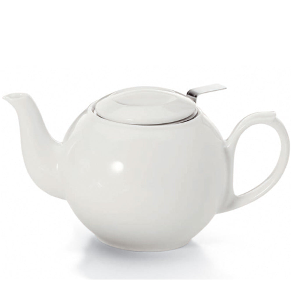 Tetera De Porcelana Blanca - 600ml_0