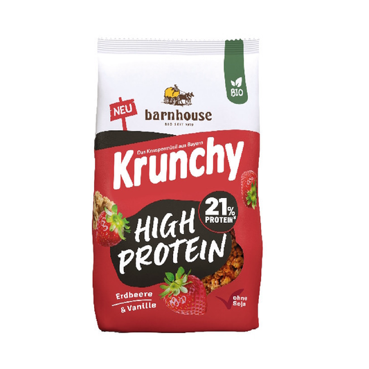 Muesly Krunchy Fresas High Protein Barnhouse 375 g