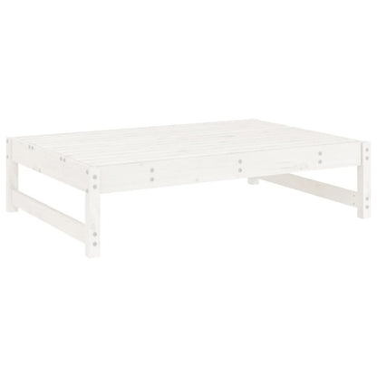 Vidaxl Juego De Sofás De Jardín 5 Piezas Madera Maciza De Pino Blanco_3