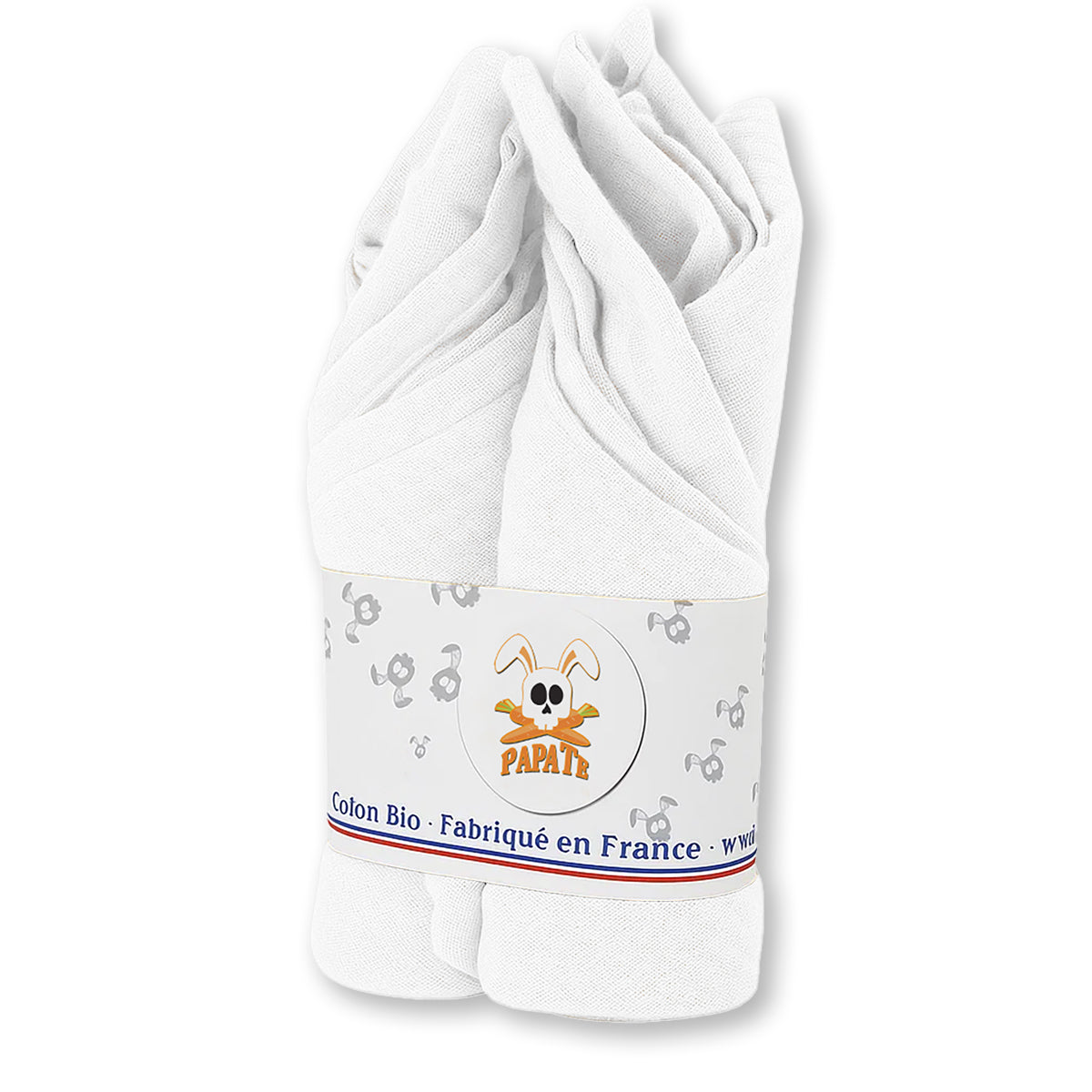 Pañales De Algodón Bio Blanco_0