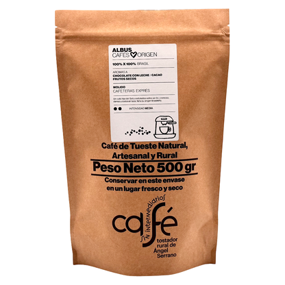 Cafe Sin Intermediarios Café Brasil Albus Molido Espresso 500 G_0