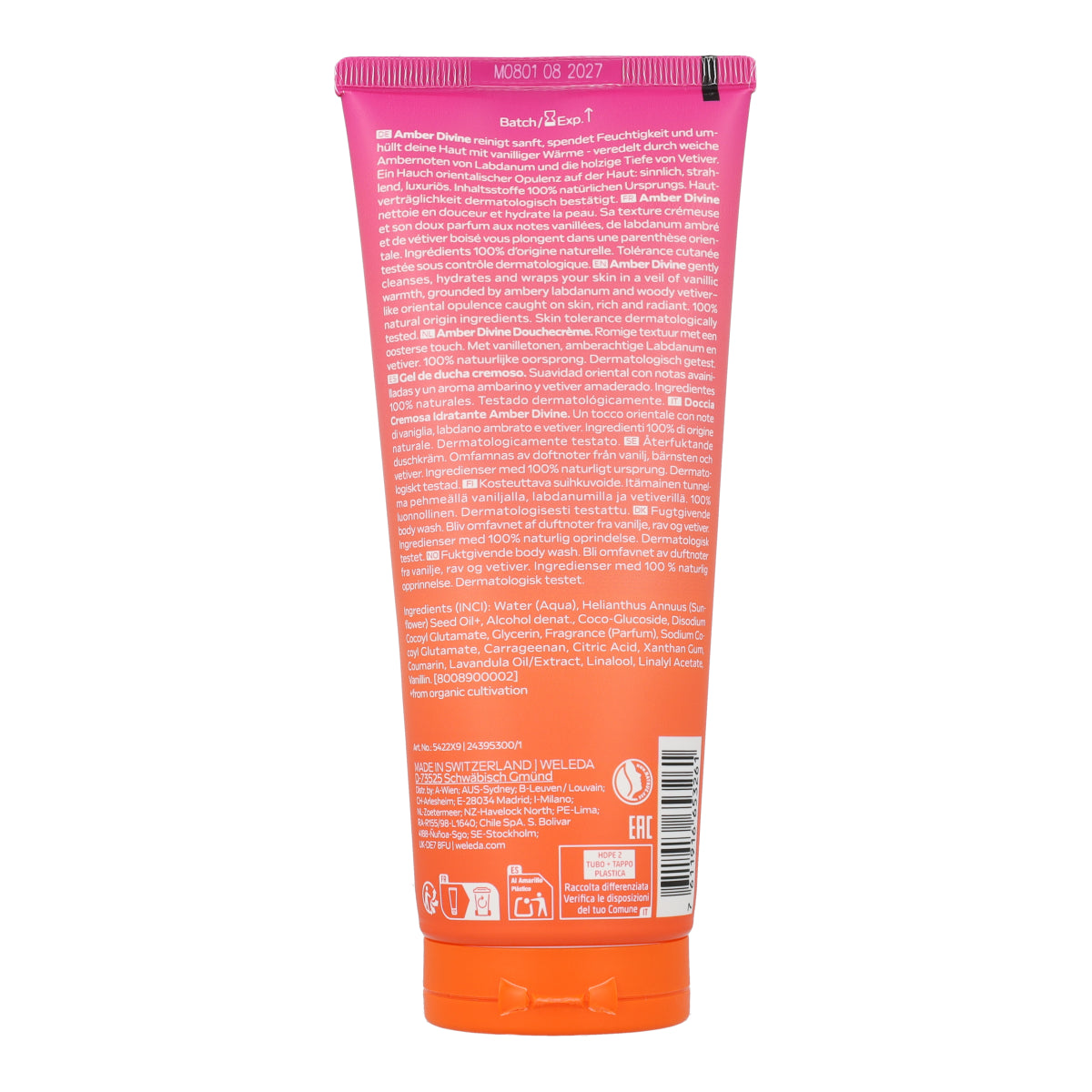 Gel de Ducha Cremoso Amber Divine 200ml