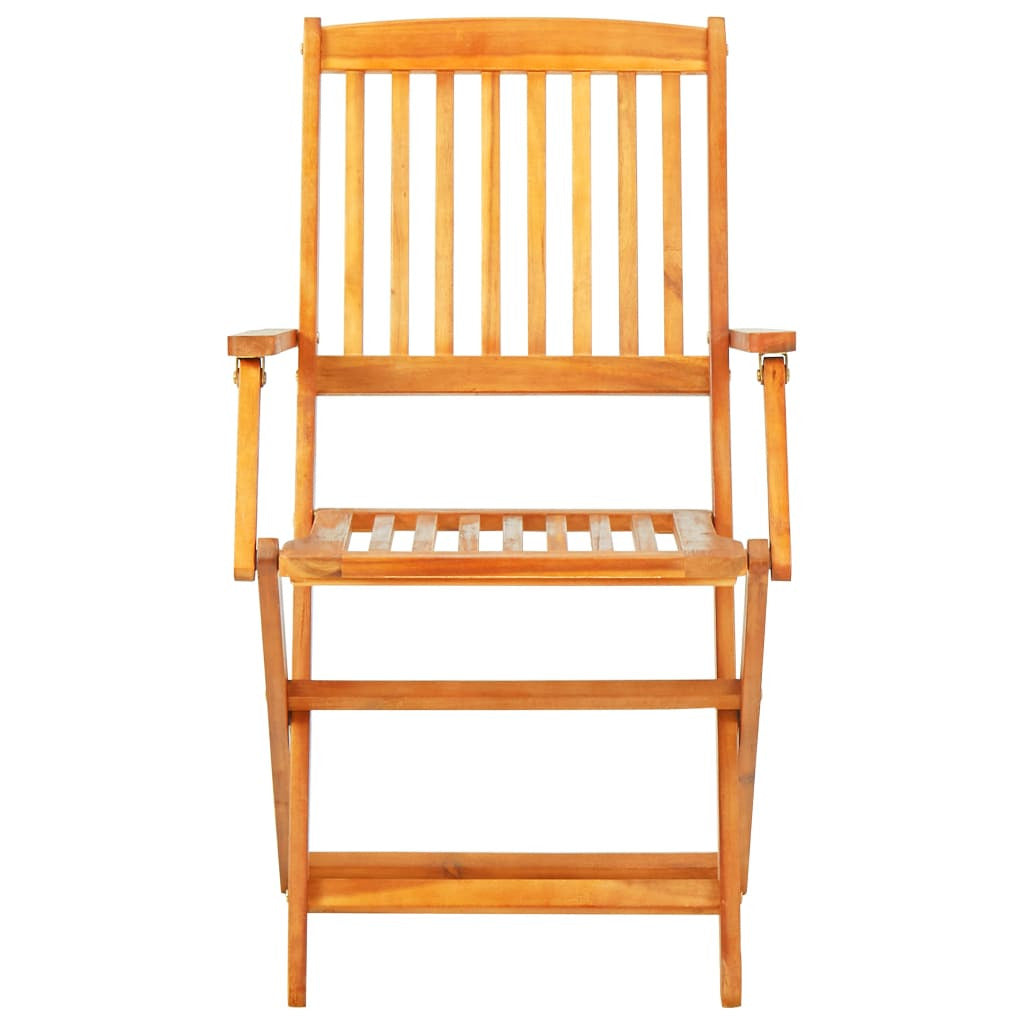 Vidaxl Set Comedor De Jardín Plegable 7 Piezas Madera Maciza De Acacia_3