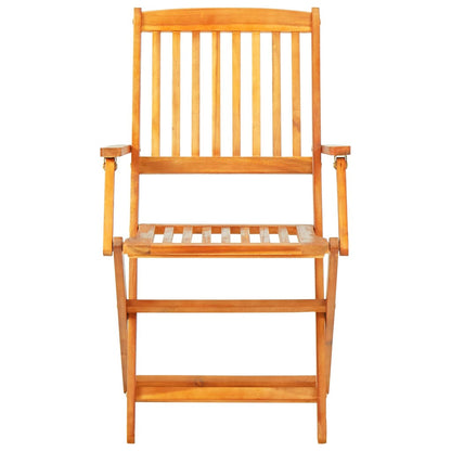 Vidaxl Set Comedor De Jardín Plegable 7 Piezas Madera Maciza De Acacia_3