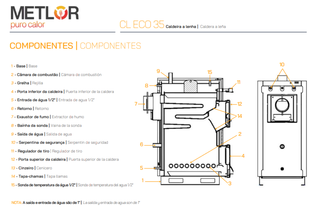Calderas De Leña Metlor Modelo Cl Eco 35_3