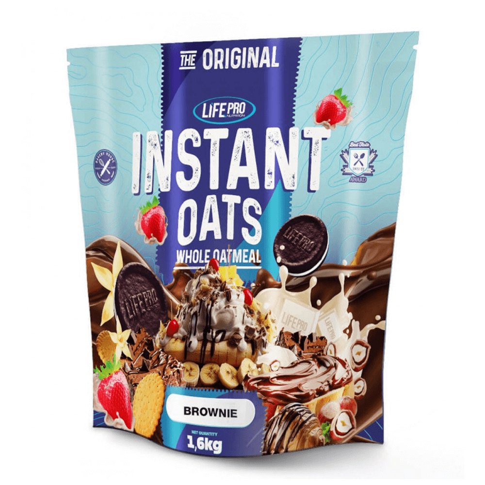 Instant Oats (harina De Avena) - 1,6kg - Brownie - Avena - Lifepro_0