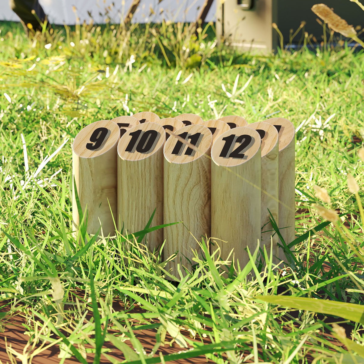 Jogo De Mölkky Sportnow Madeira De Pinho Natural 27x18x17 Cm_1