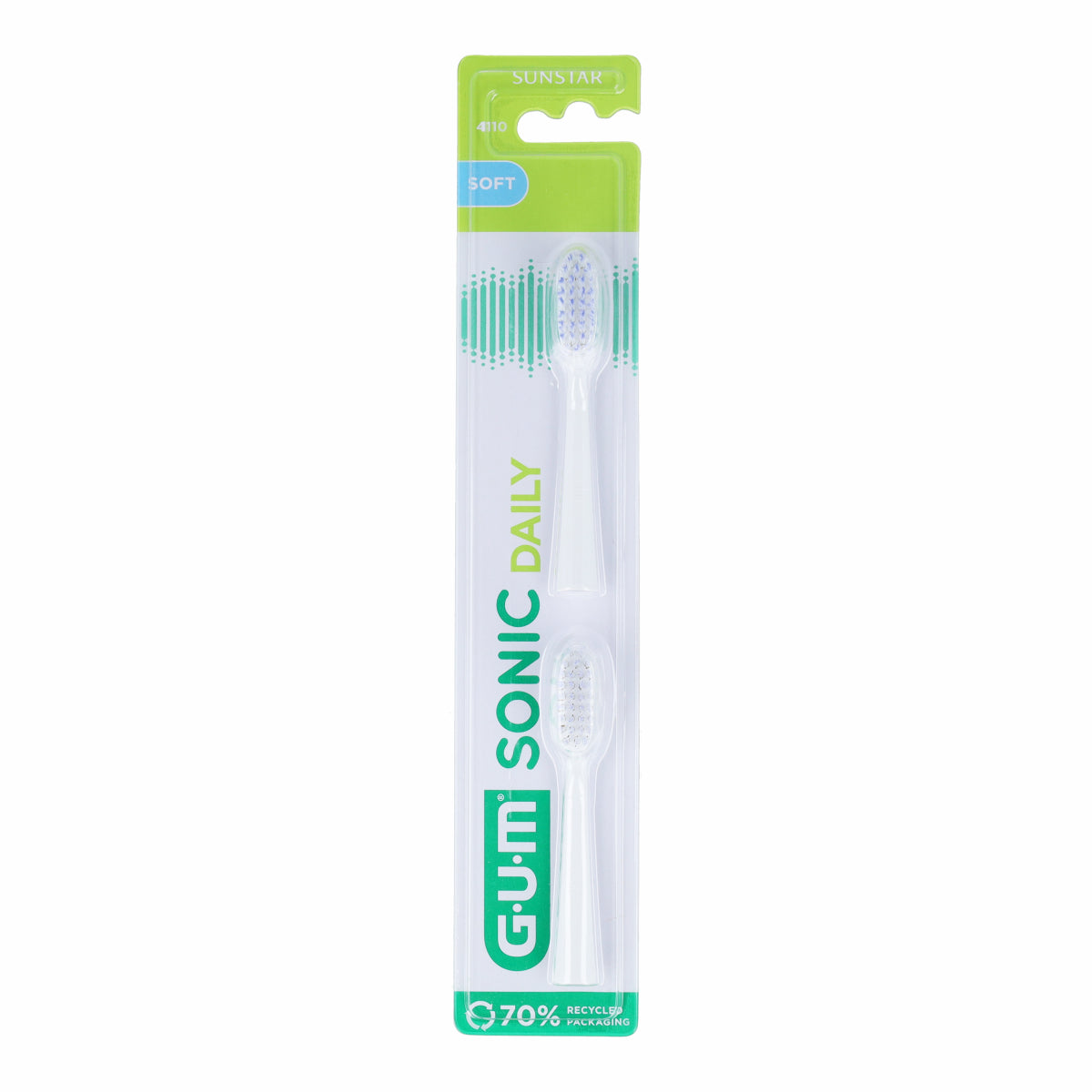 Sonic daily recambios cepillo blanco Gum