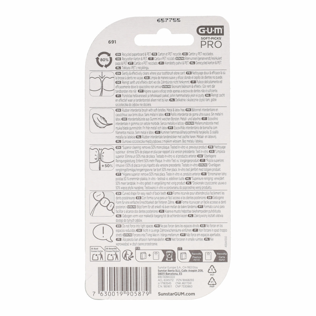 Soft-picks pro large Gum 30 uds