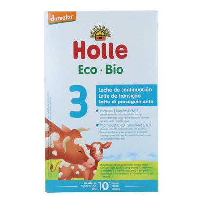 Leche de continuación 3 (+10 meses) Holle 600g