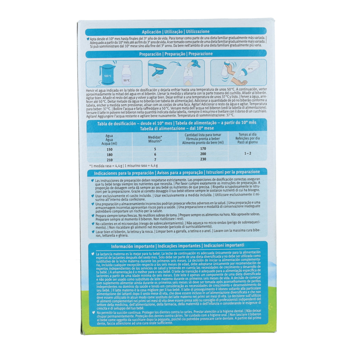 Leche de continuación 3 (+10 meses) Holle 600g