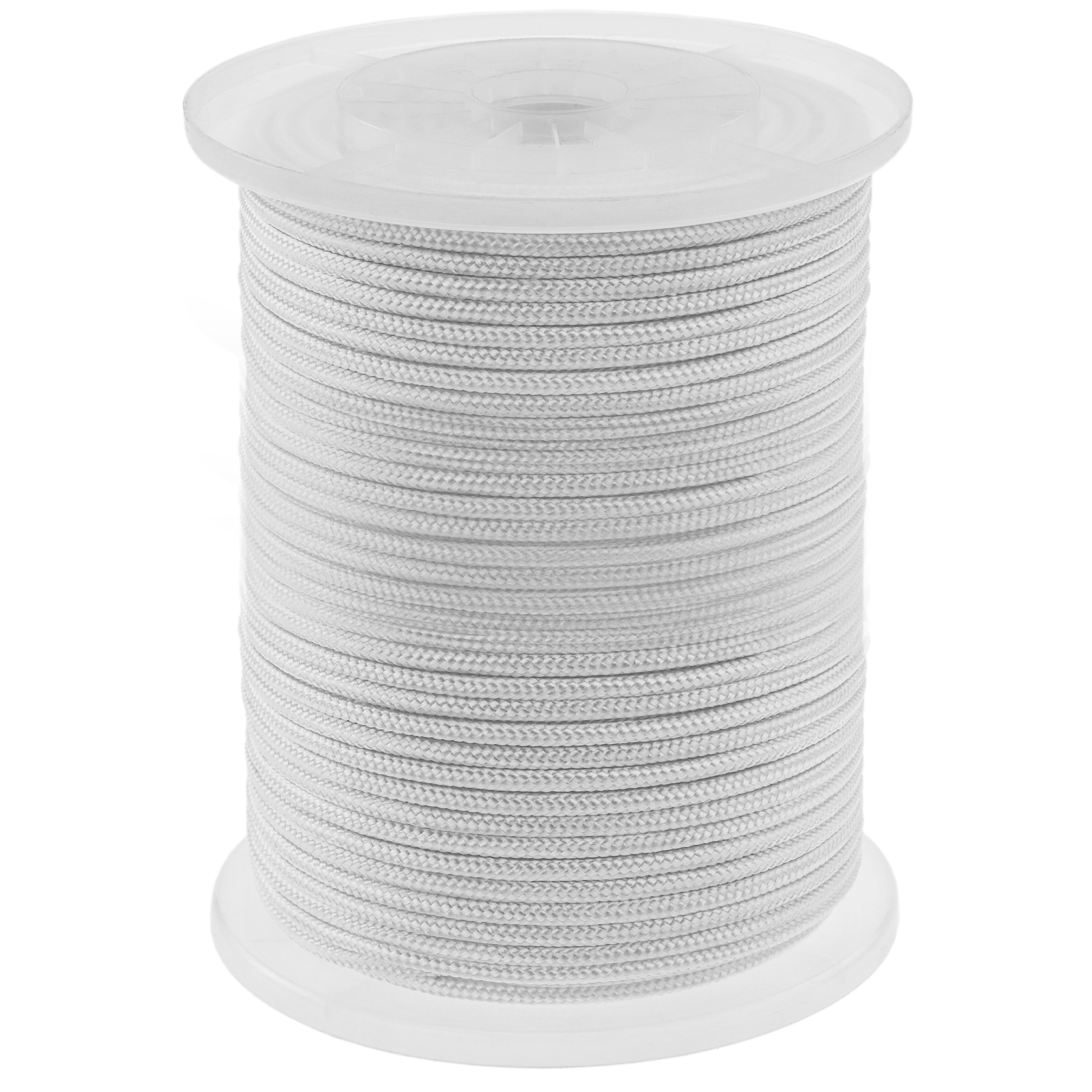 Cuerda Trenzada De Poliéster 100 M X 6 Mm Blanca_0