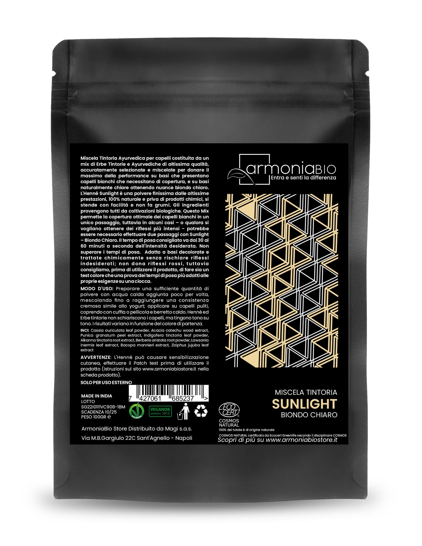 Henna Rubio Claro Sunlight Armoniabio 100g_1