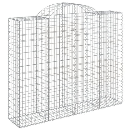 Cestas De Gaviones 6 Uds Forma De Arco Hierro 200x50x160/180 Cm_2