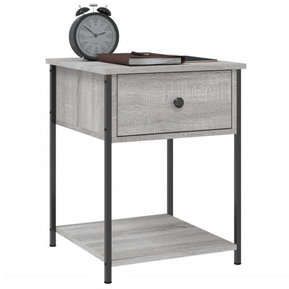 Mesita De Noche 2 Uds Madera Ingeniería Gris Sonoma 44x45x58 Cm_2