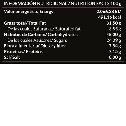 Crema de cacao y avellanas mora saludable ambrosía Paleobull 300 g