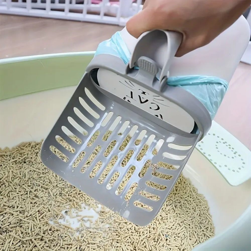 Intimeg Pala Para Arena Para Gatos Con Bolsa De Basura Incorporada_1