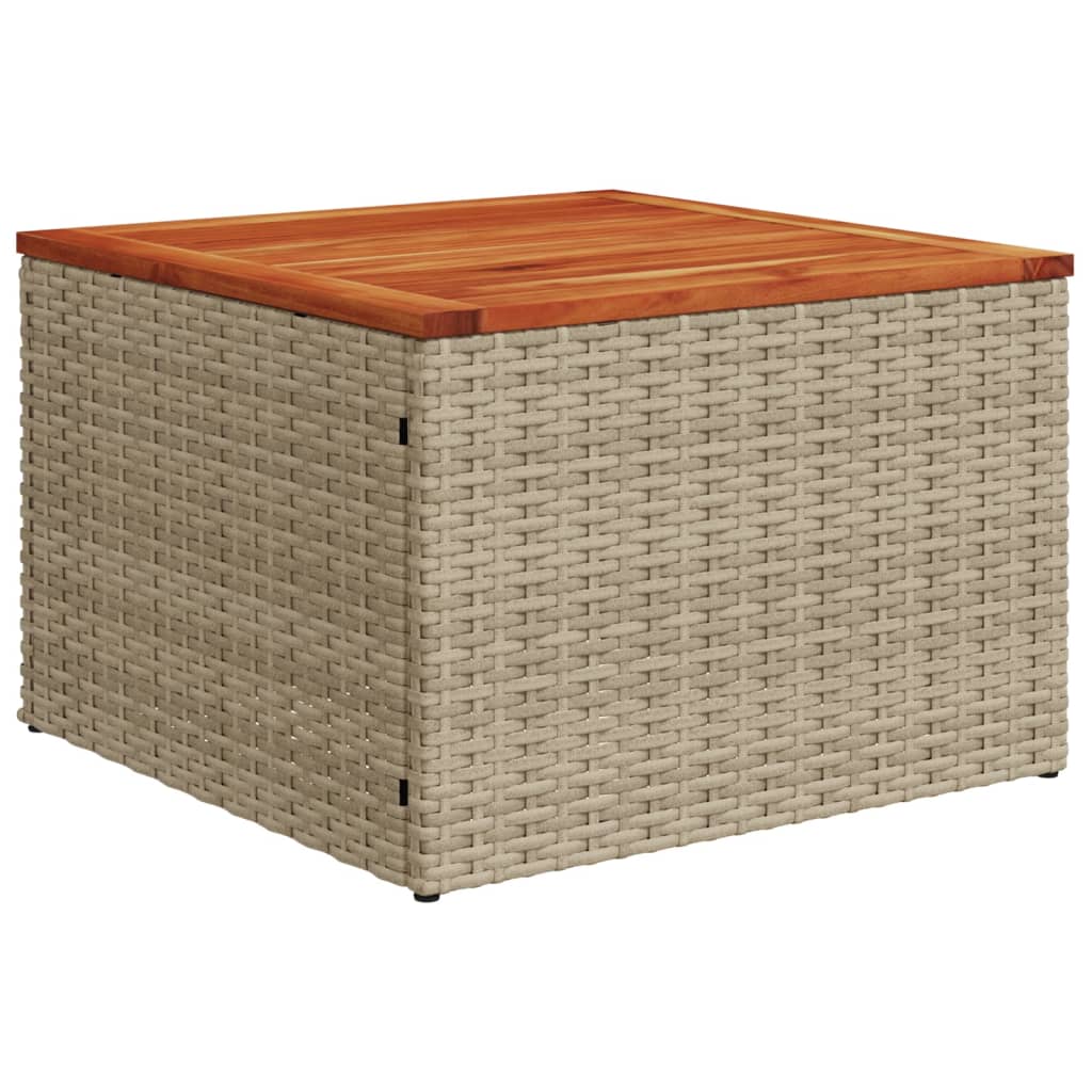 Juego De Sofás Jardín Con Cojines 6 Pzas Ratán Sintético Beige / Vetonek_2