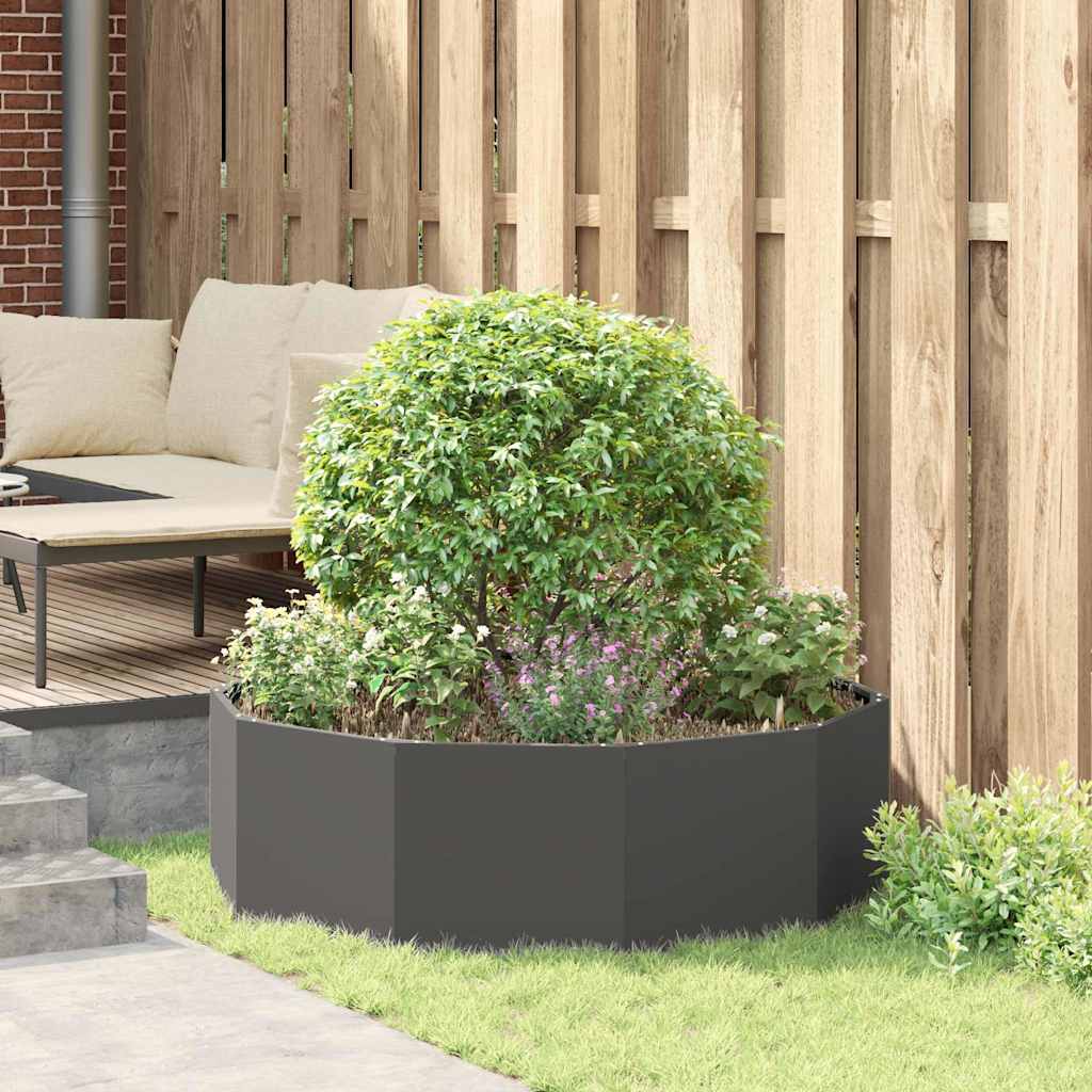 Jardinera Negro 120 X 120 X 35 Cm Acero_3