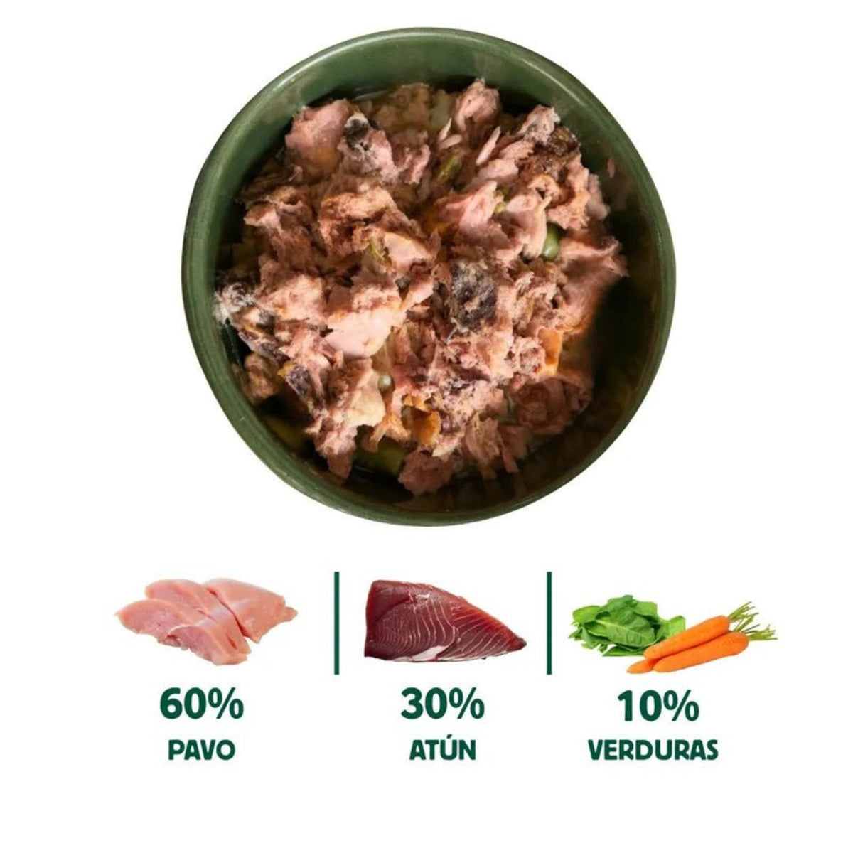 Lata Filosofía BARF de ATÚN Y PAVO Wild Balance 400gr