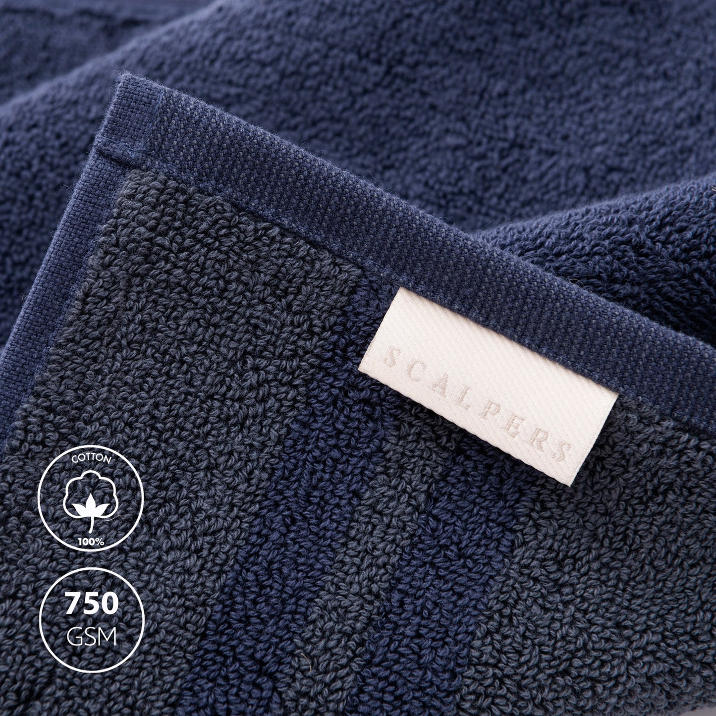 Alfombrilla De Baño 50x80cm En Algodón Azul Navy Con Rayas Scalpers Home_2