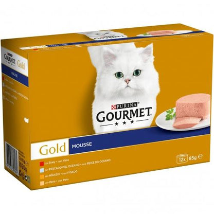 GOURMET GOLD Mousse Surtido Multipack (12 x 85 g)