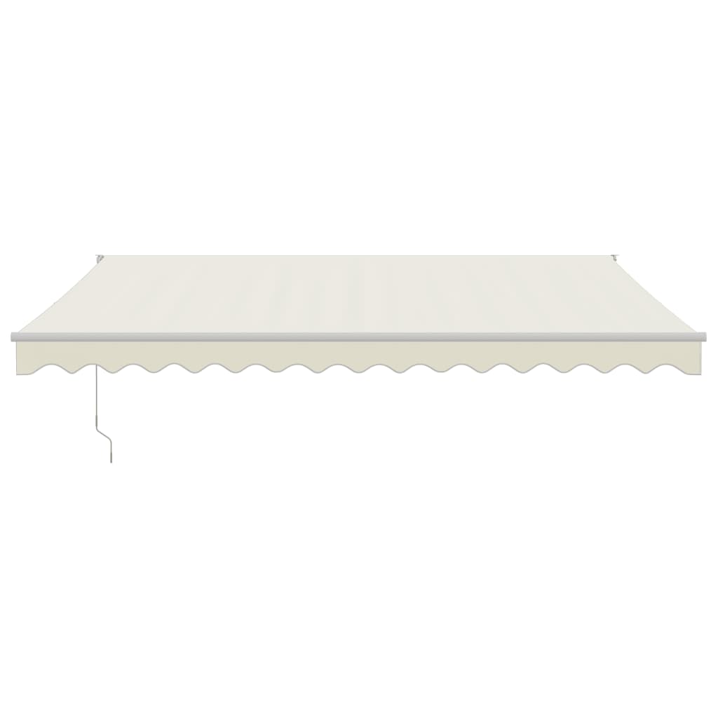 Toldo Retráctil Aluminio Y Tela Color Crema 4x3 M_2