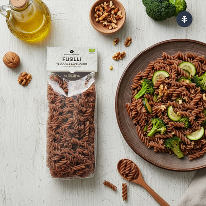 Espirales de trigo sarraceno ECO sin gluten Planeta Huerto 500 g
