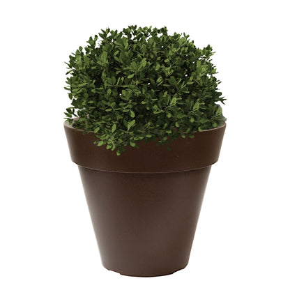 Macetero De Polietileno Por Rotomoldeo Color Bronce 35x30 Cm_2