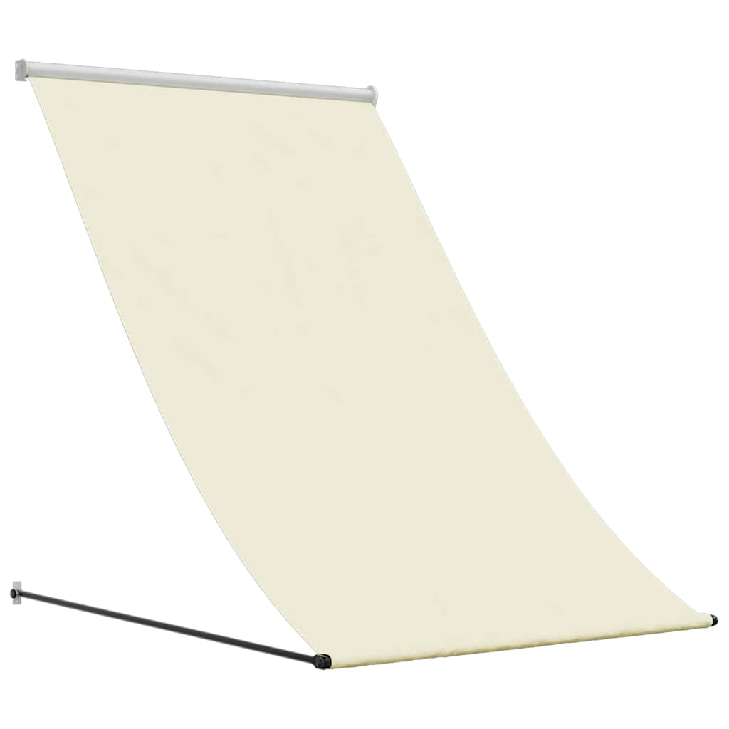 Toldo Retráctil De Tela Y Acero Crema 150x150 Cm_0