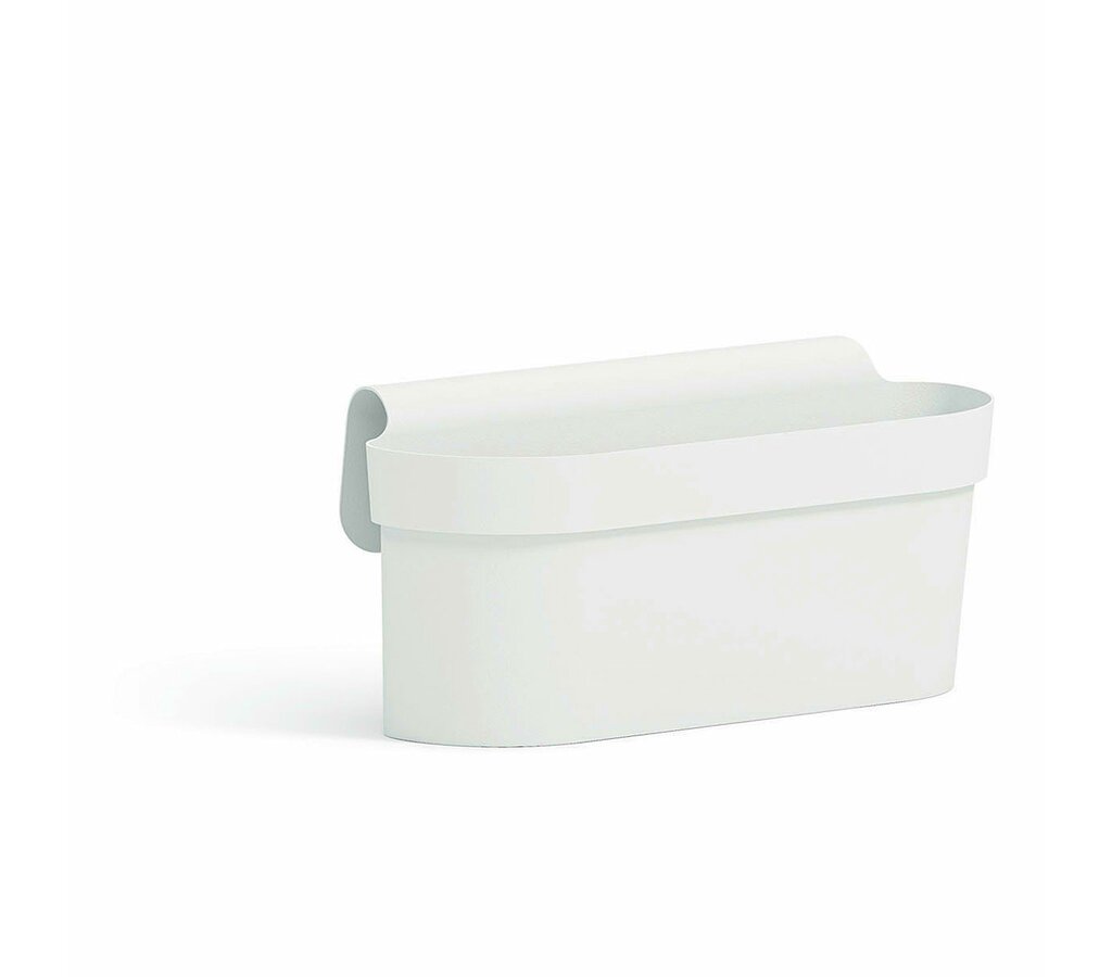 Veca Balconera Plástico Blanco 50x22 Cm