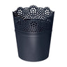 Maceta Lace , Dimensiones (mm) 135x135x155, Color Antracita