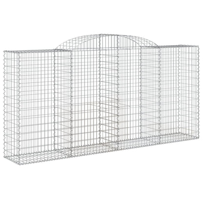 Cestas Gaviones 10 Uds Forma De Arco Hierro 300x50x140/160 Cm_2