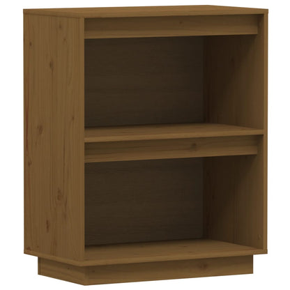 Mesa Consola De Madera Maciza De Pino Marrón Miel 60x34x75 Cm / Vetonek_1