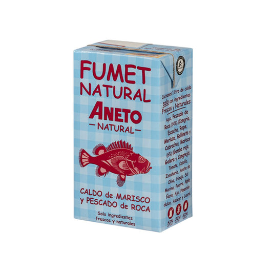 Caldo Natural Aneto Fumet Pescado y Marisco Aneto 1L