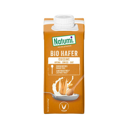 Pack 3 uds Crema para cocinar de Avena Liquida Bio Natumi 200 ml