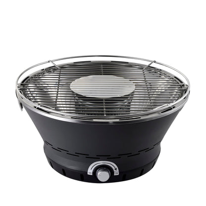 Barbacoa De Mesa De Carbón Con Ventilador Eléctrico Con Parrilla De Acero Inoxidable Bergner_0