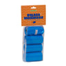 Pack 4 Rollos Color Azul De Bolsas Higiénicas Recoge Excrementos De Perro. Rollos De 15 Bolsas