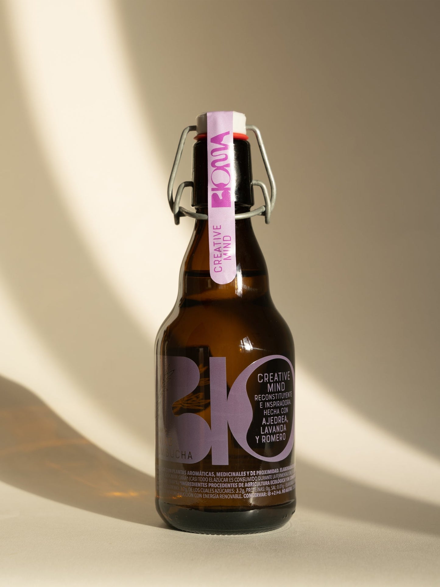 Kombucha Creative Mind: Romero, Menta Y Lavanda Pack 6 Botellas 330 Ml_1