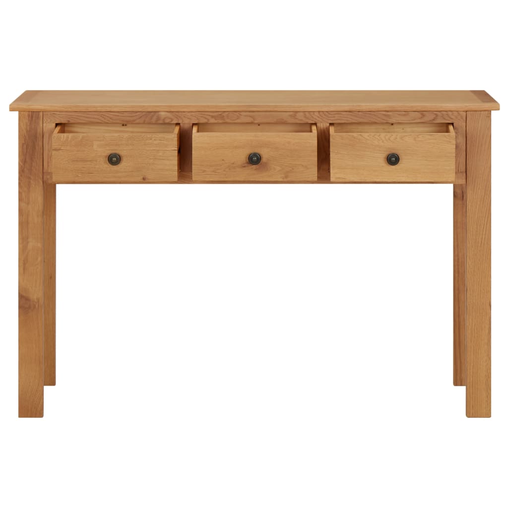 Tocador Madera Maciza De Roble 110x40x75 Cm_1