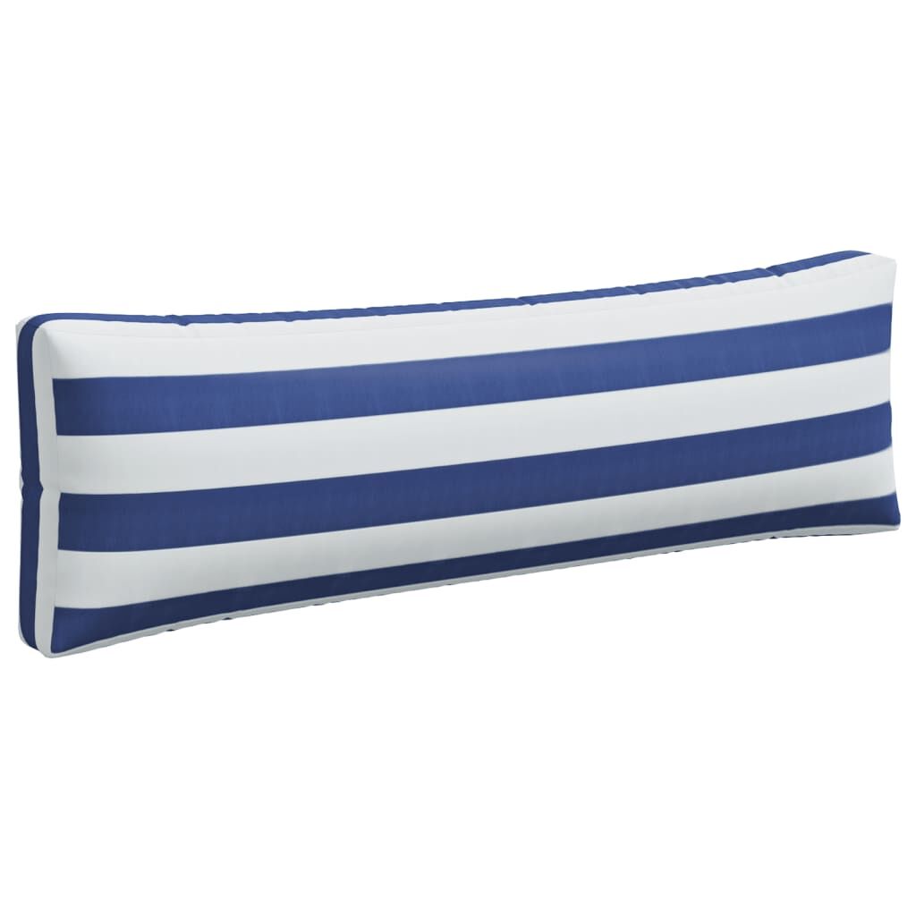 Vidaxl Cojines Para Palés 3 Piezas Tela Oxford Azul Y Blanco A Rayas_4