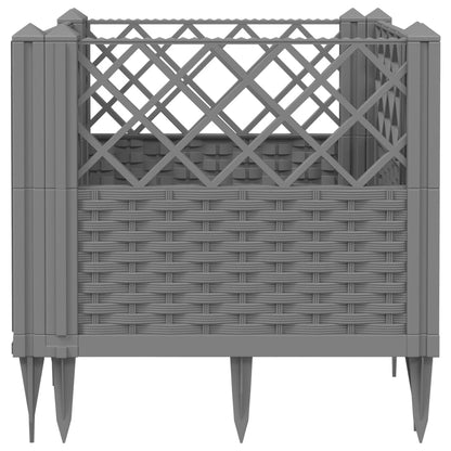 Jardinera Con Clavijas Pp Gris Claro 43,5x43,5x43,5 Cm_3