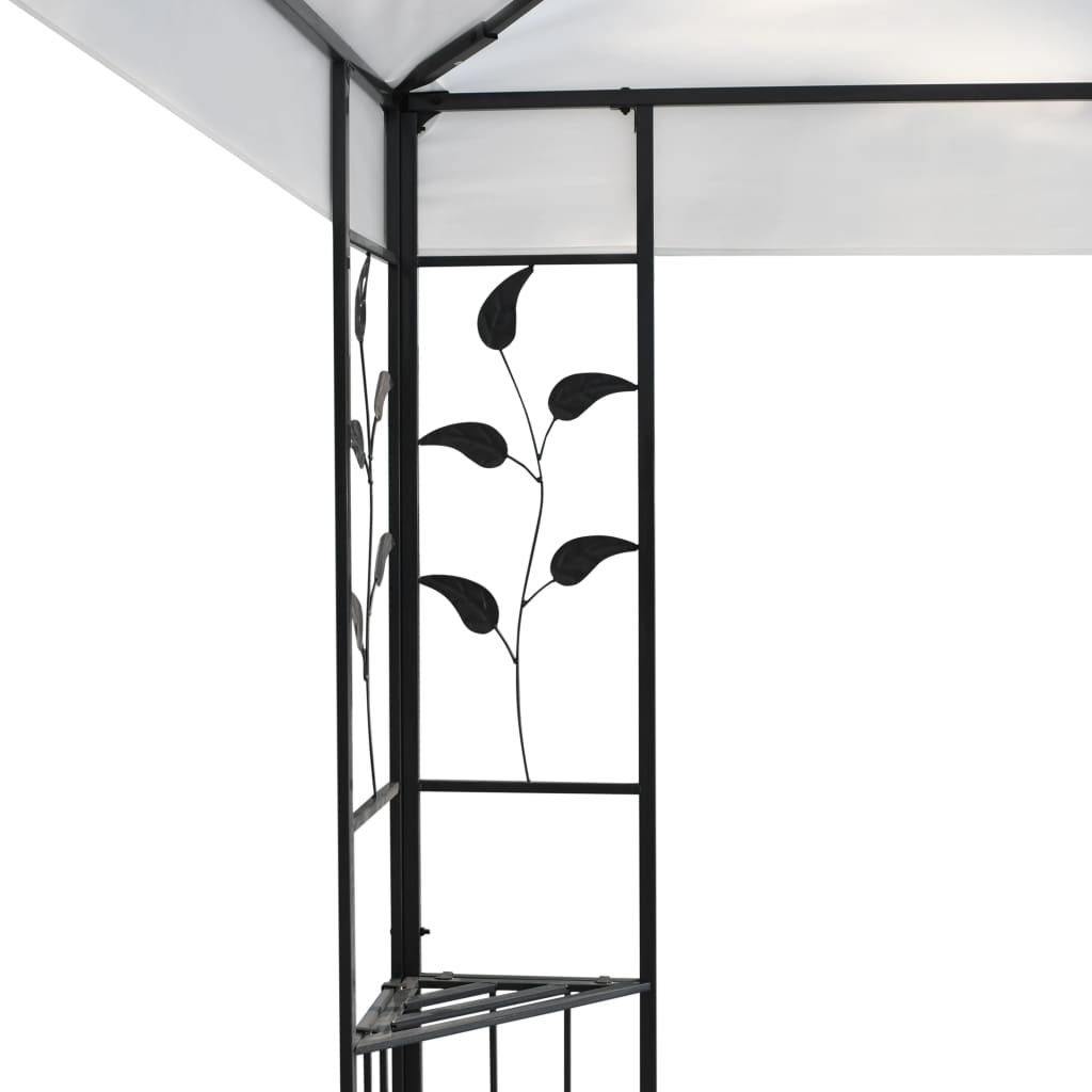 Vidaxl Cenador Blanco 3x6 M_3