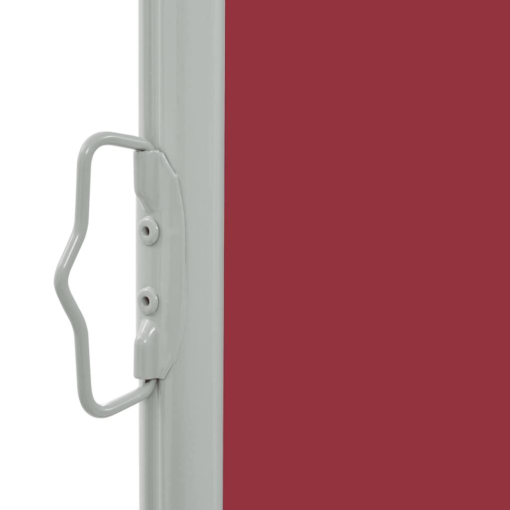 Vidaxl Toldo Lateral Retráctil De Jardín Rojo 80x300 Cm_4