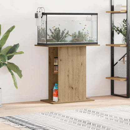 Vidaxl Soporte Para Acuario De Roble Artesanal, 36 X 75 X 72,5 Cm, Madera De Ingeniería_1