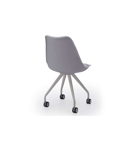 Pack De 2 Sillas De Oficina Elevable Rania Acabado Gris, 48.5cm(ancho ) 82cm(altura) 52cm(_2